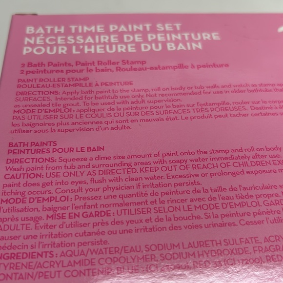 Barbie Bath Time Paint Set Including Paint Tubes & Paint Roller Stamp New Sealed - Picture 6 of 11